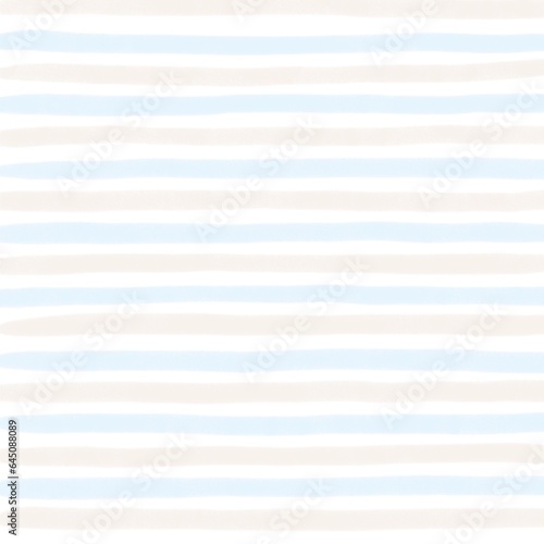 Blue Beige Stripe Hand Drawn Background