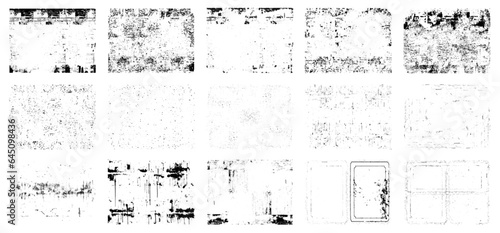 Overlay textures set stamp with grunge effect. Overlays stamp texture with effect grunge, damaged and old. Different paint texture. Distress Retro Background. Dust Overlay Texture. Noise Particles.