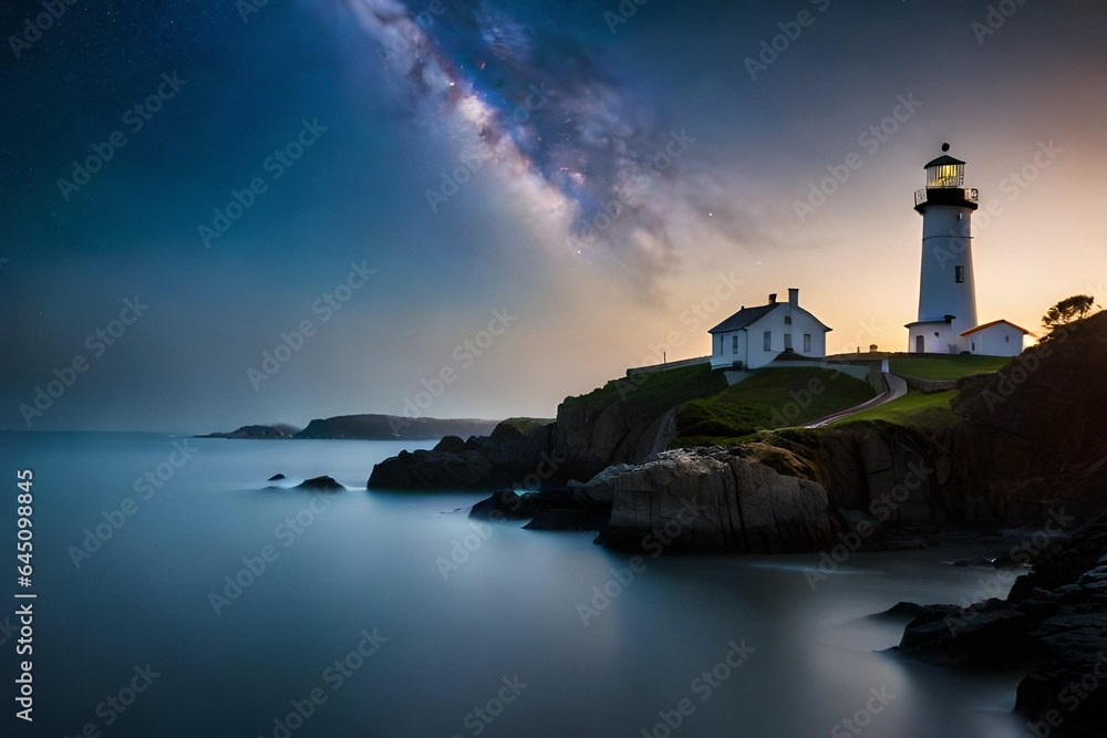lighthouse at night lighthouse at night