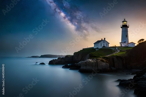 lighthouse at night © Tahira