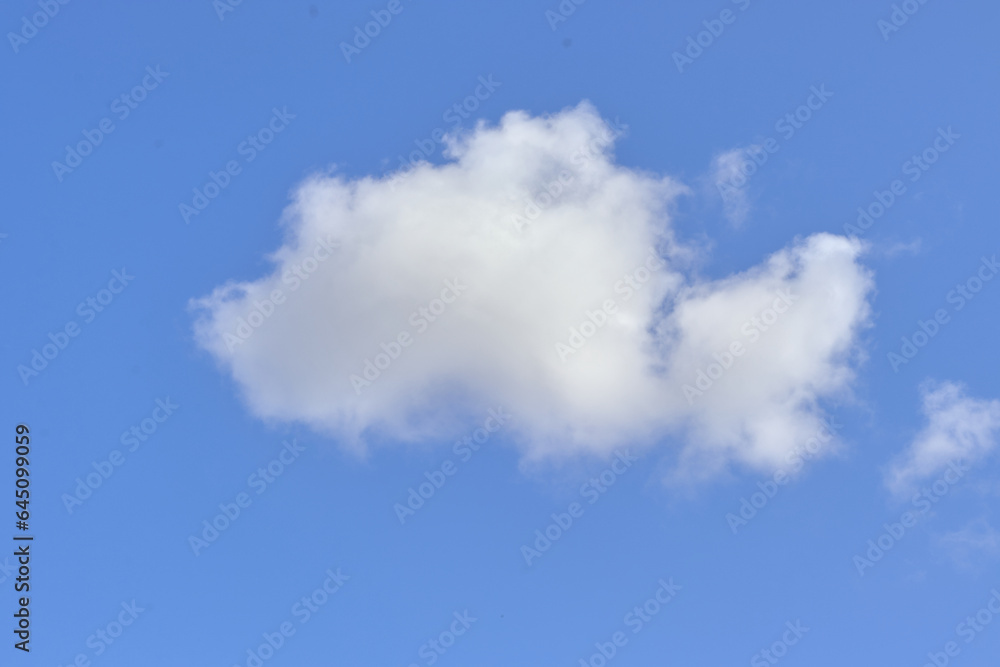 White cloud blue sky frame background White cloud blue sky frame background