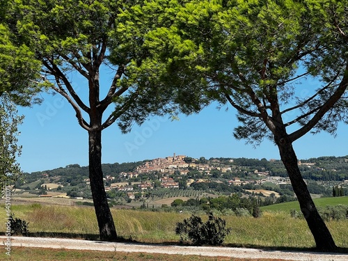 Tuscany topical town