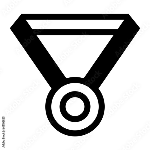 Medal, Award - Black Icon