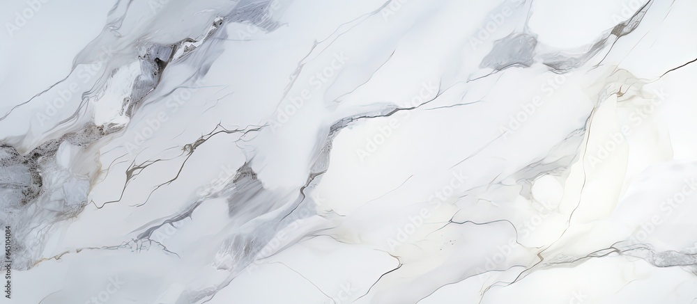 High quality classic white marble texture on new background.