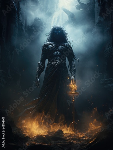 Hades Historical Old and Ancient Mythology - Olympic Gods. Greek rulers and lords , heavenly powers, kings. ancient third generation gods, supreme deities who dwelt mount olympus.