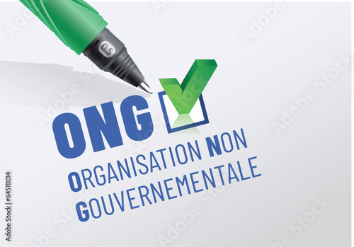 tampon ONG - organisation non gouvernementale