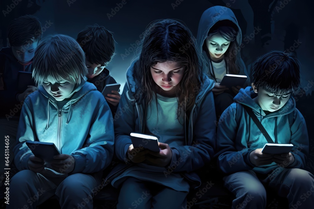 Screen Time Takes Over: A Child's Solitary Playground