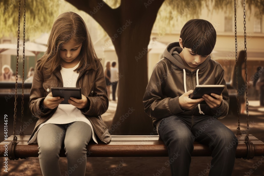 Screen Time Takes Over: A Child's Solitary Playground Screen Time Takes Over: A Child's Solitary Playground
