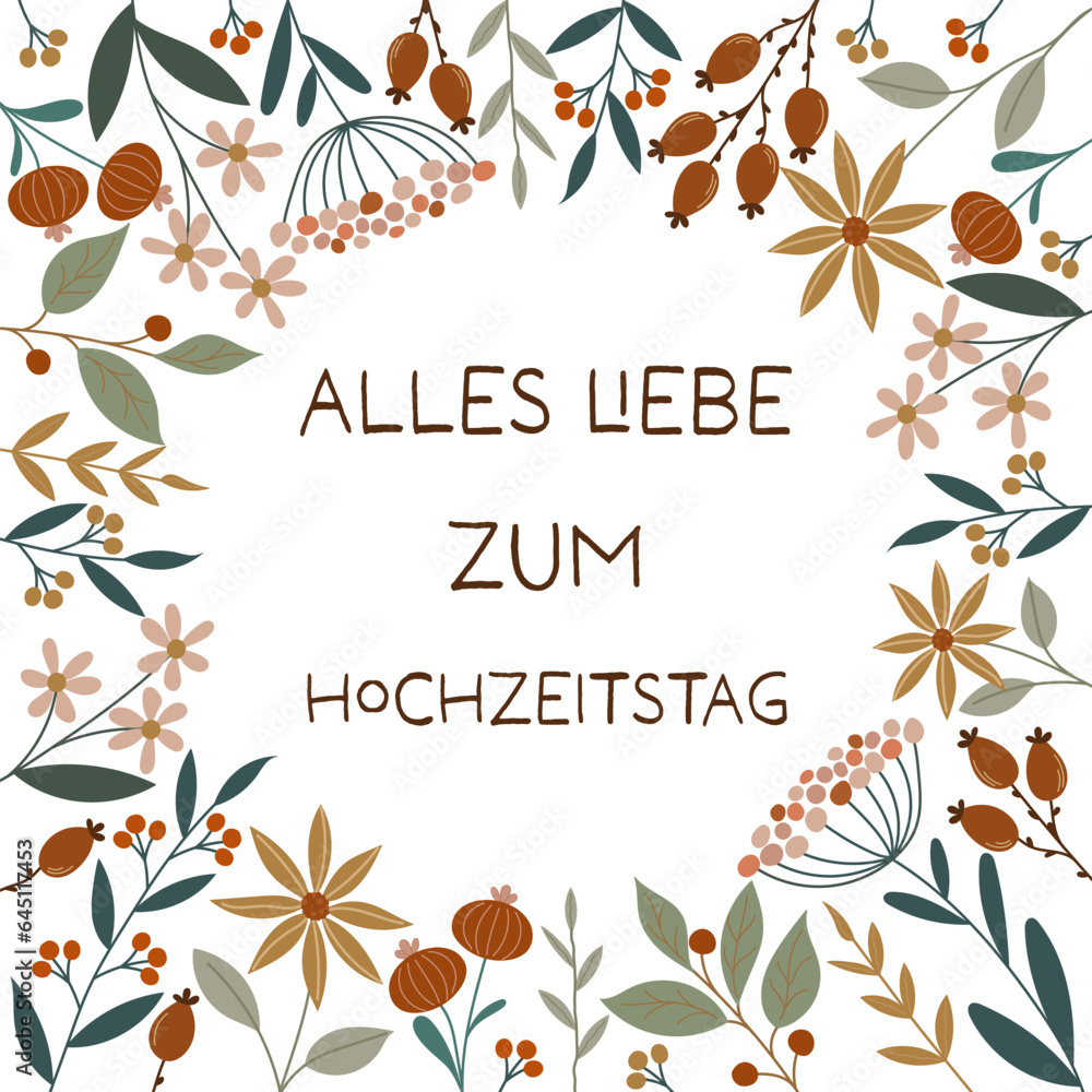 Glückwunschkarte Zum 50. Hochzeitstag – Goldenes Jubiläum Mit Glitzer & Metallfolie