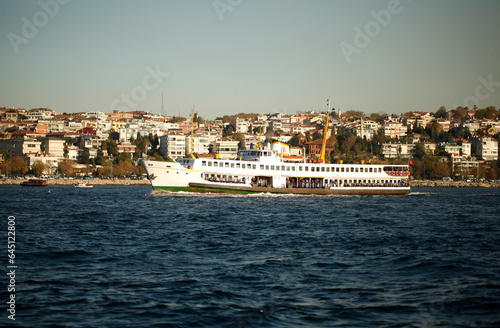 Istanbul ferry passing Bosphorus © atakansevgi