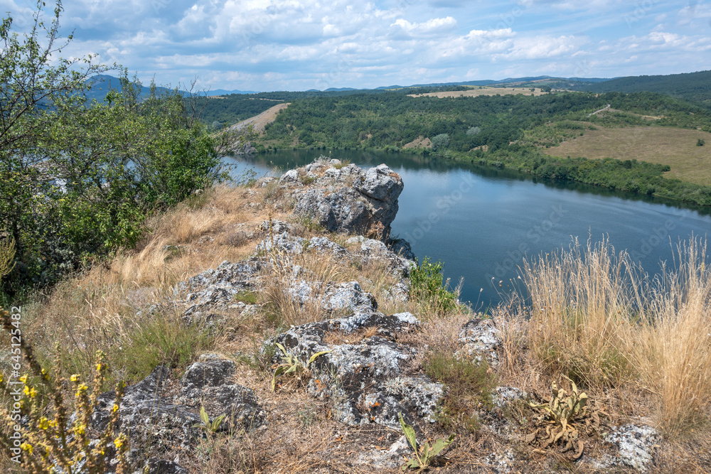 Summer view of Pchelina Reservoir, Bulgaria Summer view of Pchelina Reservoir, Bulgaria