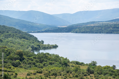 Summer view of Pchelina Reservoir, Bulgaria