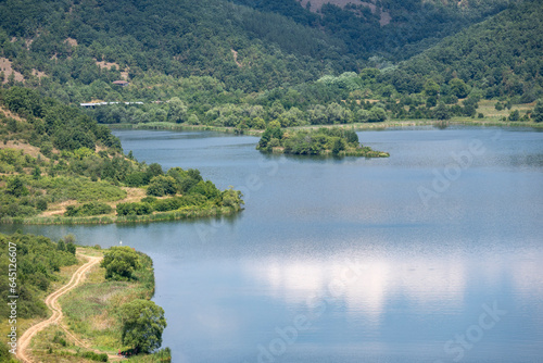 Summer view of Pchelina Reservoir, Bulgaria