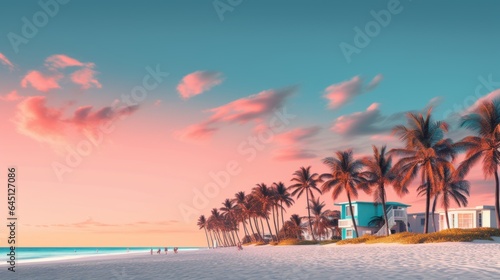 Miami Beach Vibes Wallpaper Background