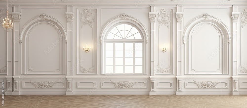 ed classic decoration with white wall