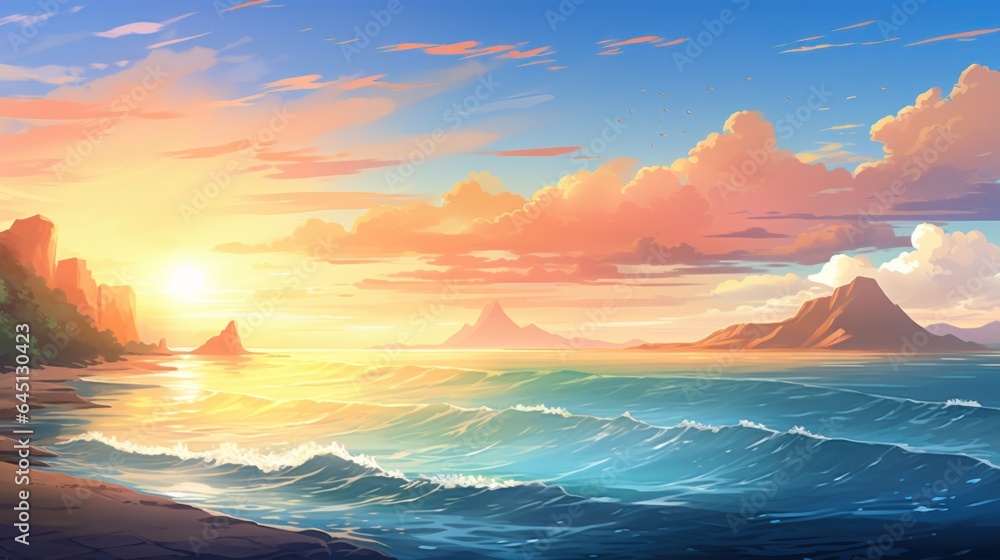 The beauty of the ocean game art The beauty of the ocean game art