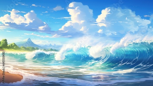 The beauty of the ocean game art
