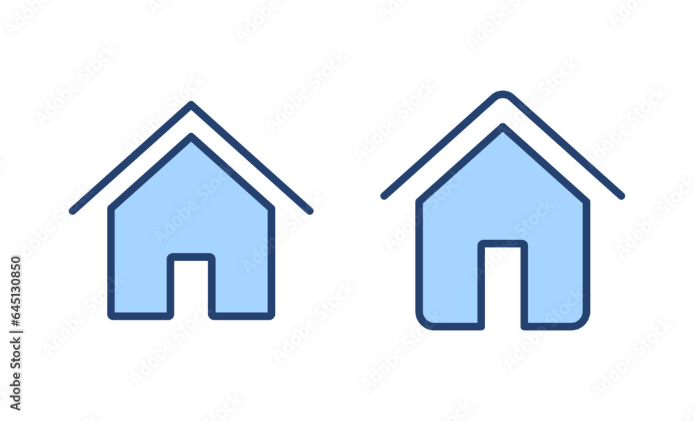 House icon vector. Home sign and symbol House icon vector. Home sign and symbol