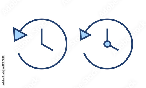 Free Download History icon vector. recent event history sign and symbol - GFXLoad