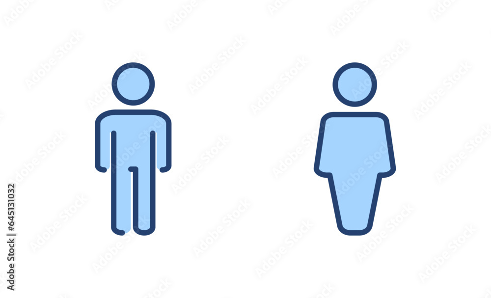 Man icon vector. male sign and symbol. human symbol Man icon vector. male sign and symbol. human symbol