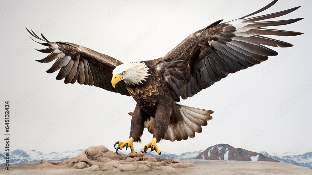 American Bald Eagle bird AI generated image American Bald Eagle bird AI generated image