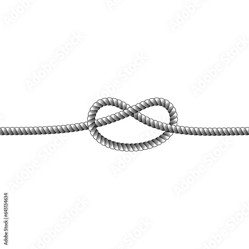 rope knot line border © lunarts_studio