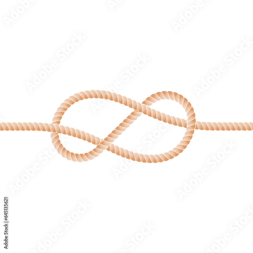 rope knot line border