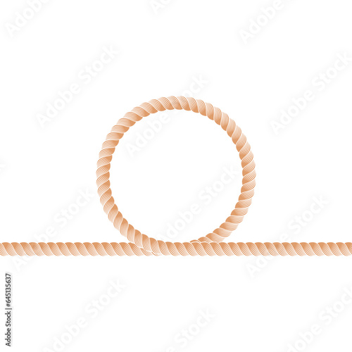 rope noose line border