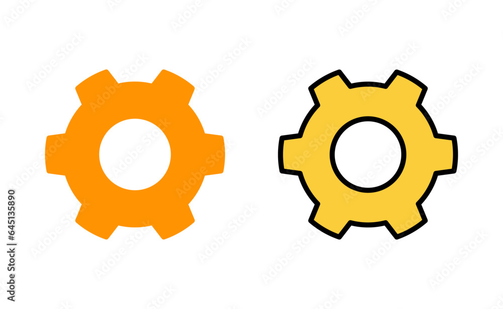 setting Icon set for web and mobile app. Cog settings sign and symbol. Gear Sign setting Icon set for web and mobile app. Cog settings sign and symbol. Gear Sign