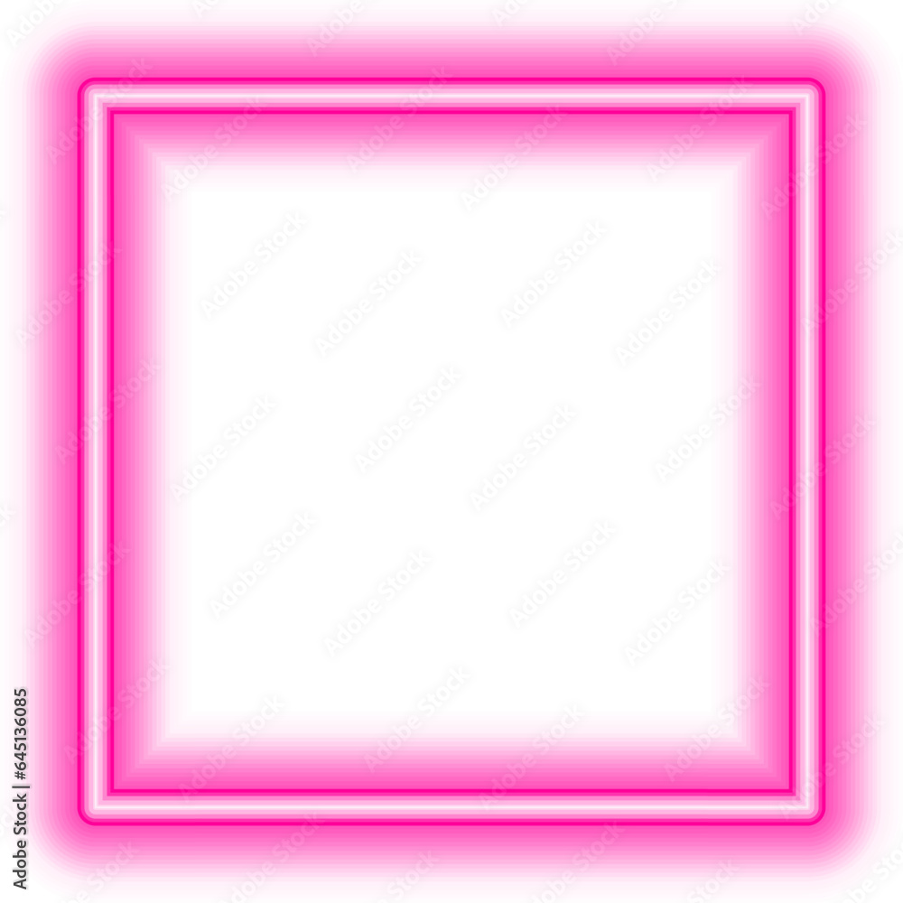 pink square frame neon pink square frame neon
