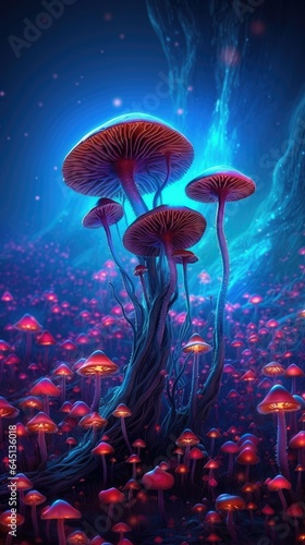 fairytale mushroom in the forest