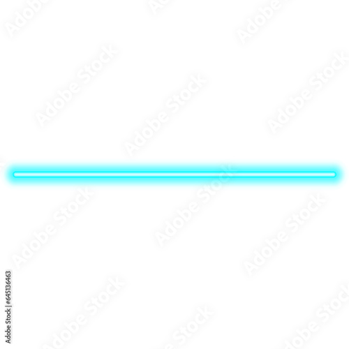 blue neon line divider