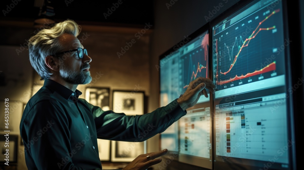 statistics professor illustrating data analysis techniques generative ai statistics professor illustrating data analysis techniques generative ai