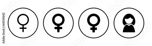 Female icon vector. toilet icon. restroom sign. gender