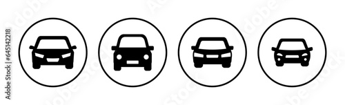 Car icon vector. Car sign. sedan