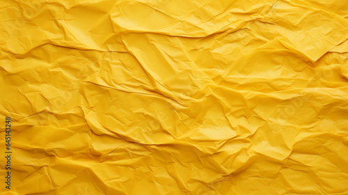 Wallpaper Mural Textured Background of Yellow Crumpled Paper: Vintage Aesthetic and Distinctive Surface. Generative AI Torontodigital.ca