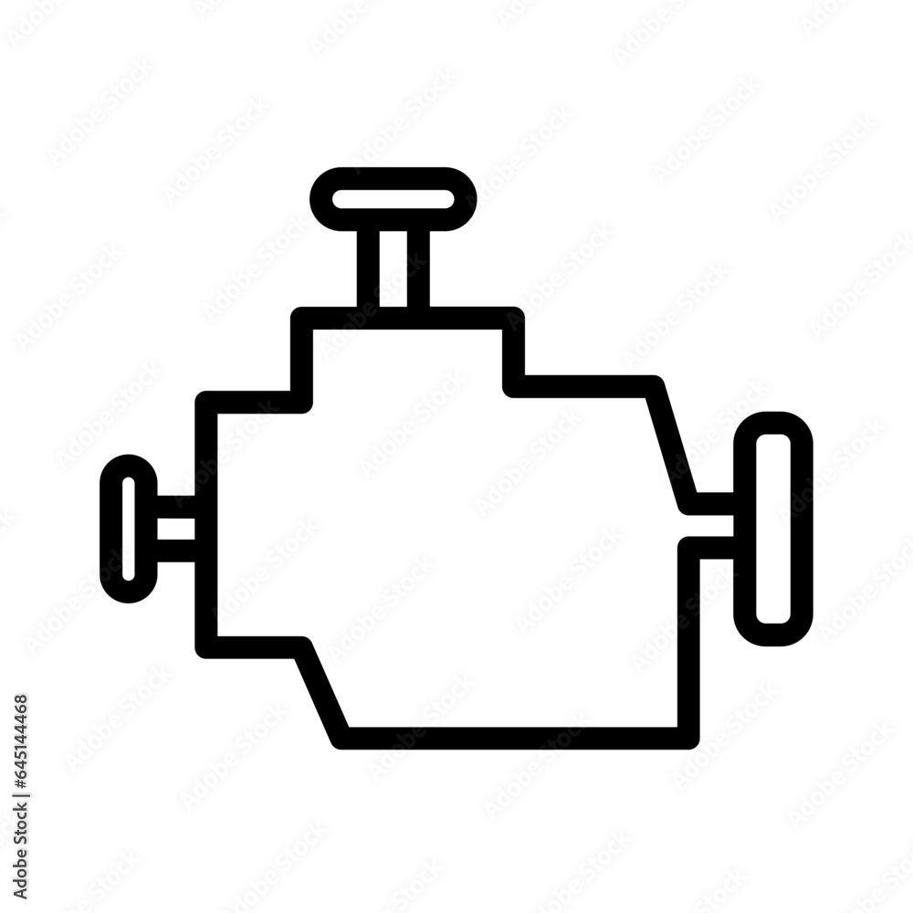 Motor Service Shop Icon Motor Service Shop Icon