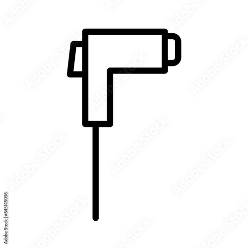 Bidet Brush Shower Icon