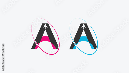 A Letter  Professional logo Design for all kinds of business