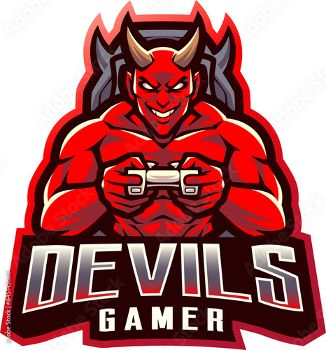 Devils gamer esport mascot 