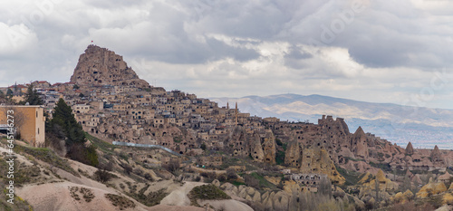 Uchisar Town in Cappadocia