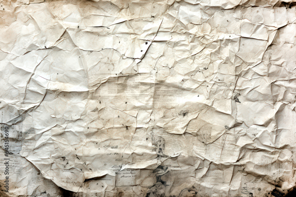 Crumpled Paper . Blank crumpled and creased paper. Overlay, texture background Crumpled Paper . Blank crumpled and creased paper. Overlay, texture background