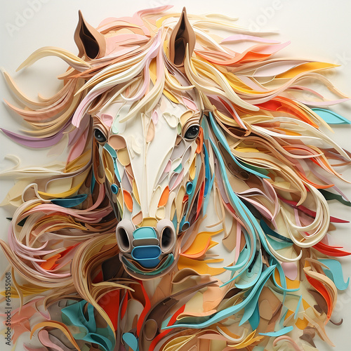 Fantasy Stallion Generative AI artwork 