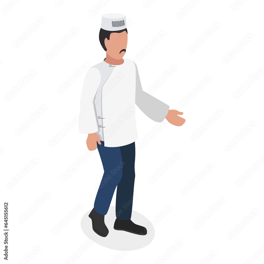 3D Isometric Flat Set of Ethnic Groups. Item 7 3D Isometric Flat Set of Ethnic Groups. Item 7
