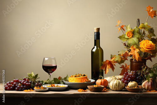 Thanksgiving Day Dinner Background