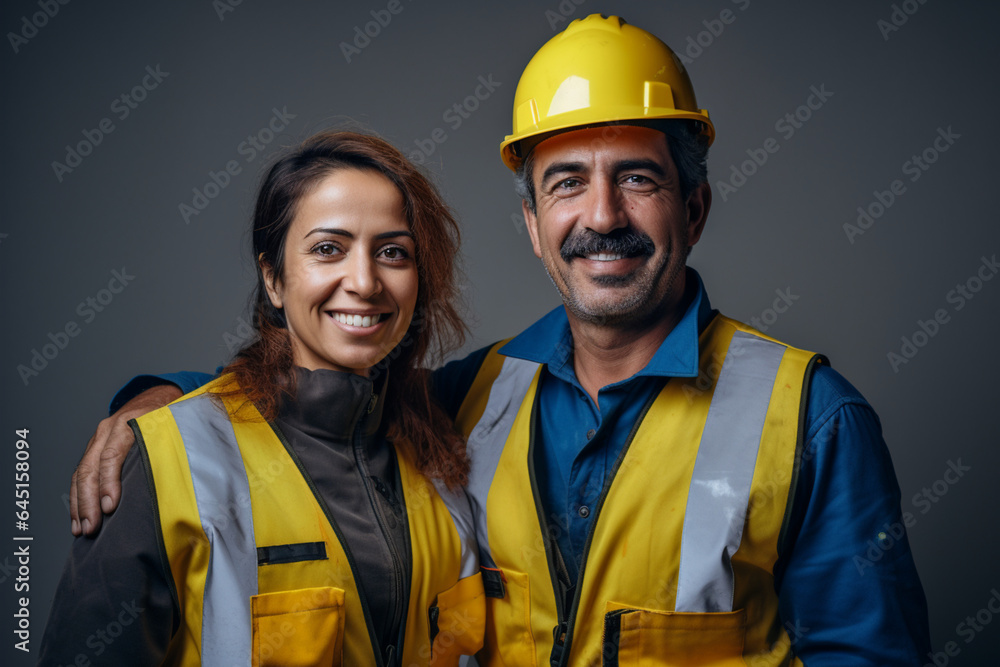 portrait of a workers
