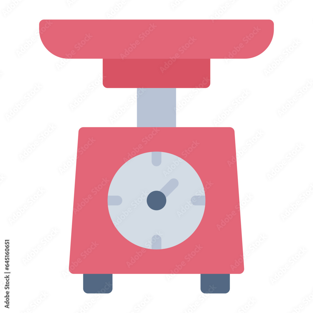 Weight Scale flat icon Weight Scale flat icon