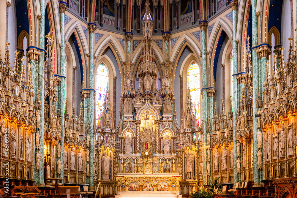 Notre-Dame Cathedral Basilica, Canada, architecture, public