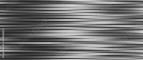 Random linear pattern. White tv noise pattern. Black and white horizontal irregular lines background pattern. Glitch concept wallpaper. Vector illustration.