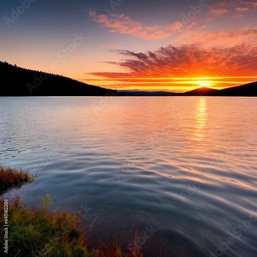 A Beautiful Lake Sunset